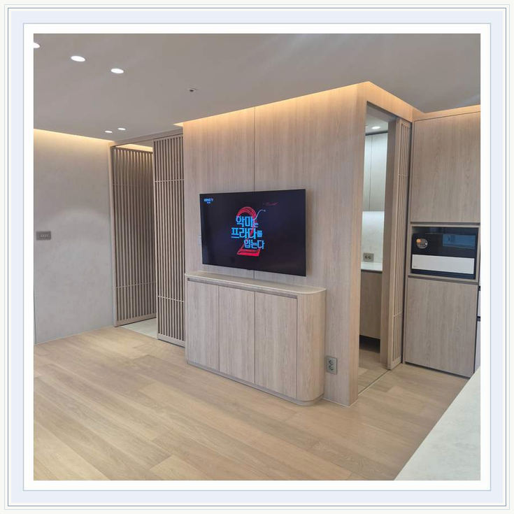 천안시 서북구 성환 직산 입주 전 상담 관련 설치 참고 사진 1 · 세대별 다른 설치면을 고려한 타공·무타공 선택