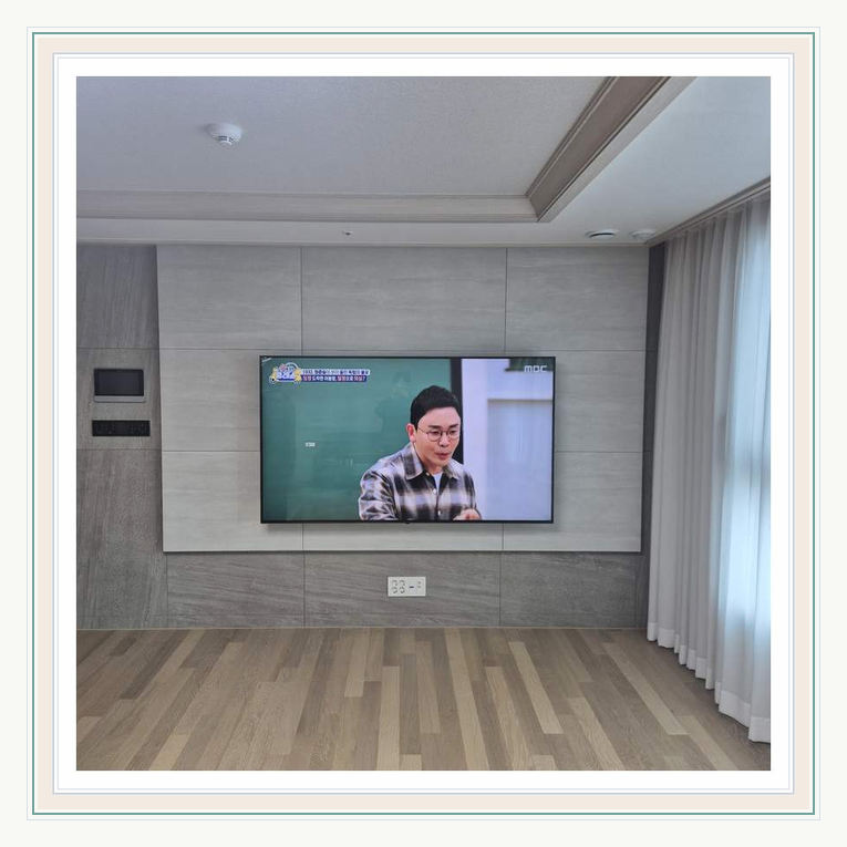 고양 은평 파주 멀티탭 숨김 위치 조정 관련 설치 참고 사진 2 · 세대별 다른 설치면을 고려한 타공·무타공 선택